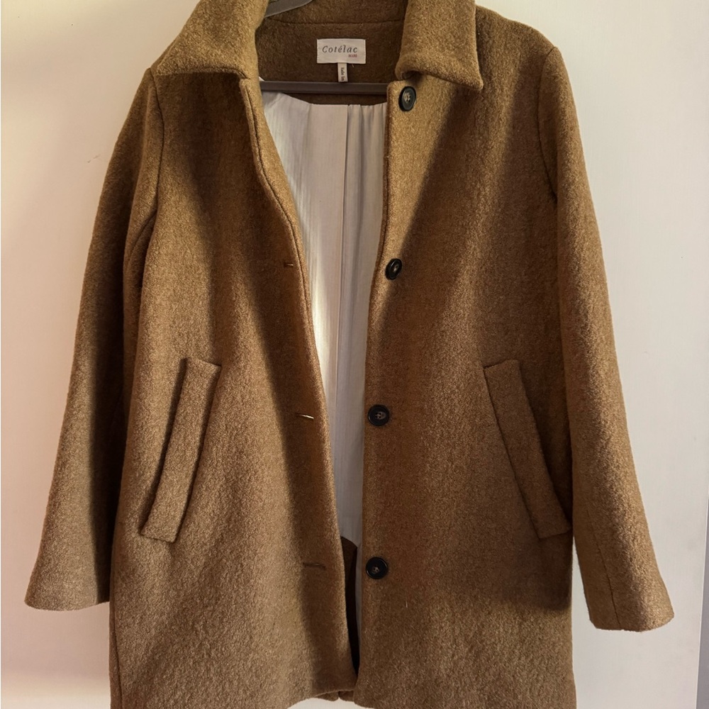 Cotelac France 100% Wool Coat -size 1 (S/M). NWOT